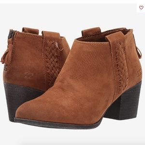 Brown Ankle Booties, Size 7.5